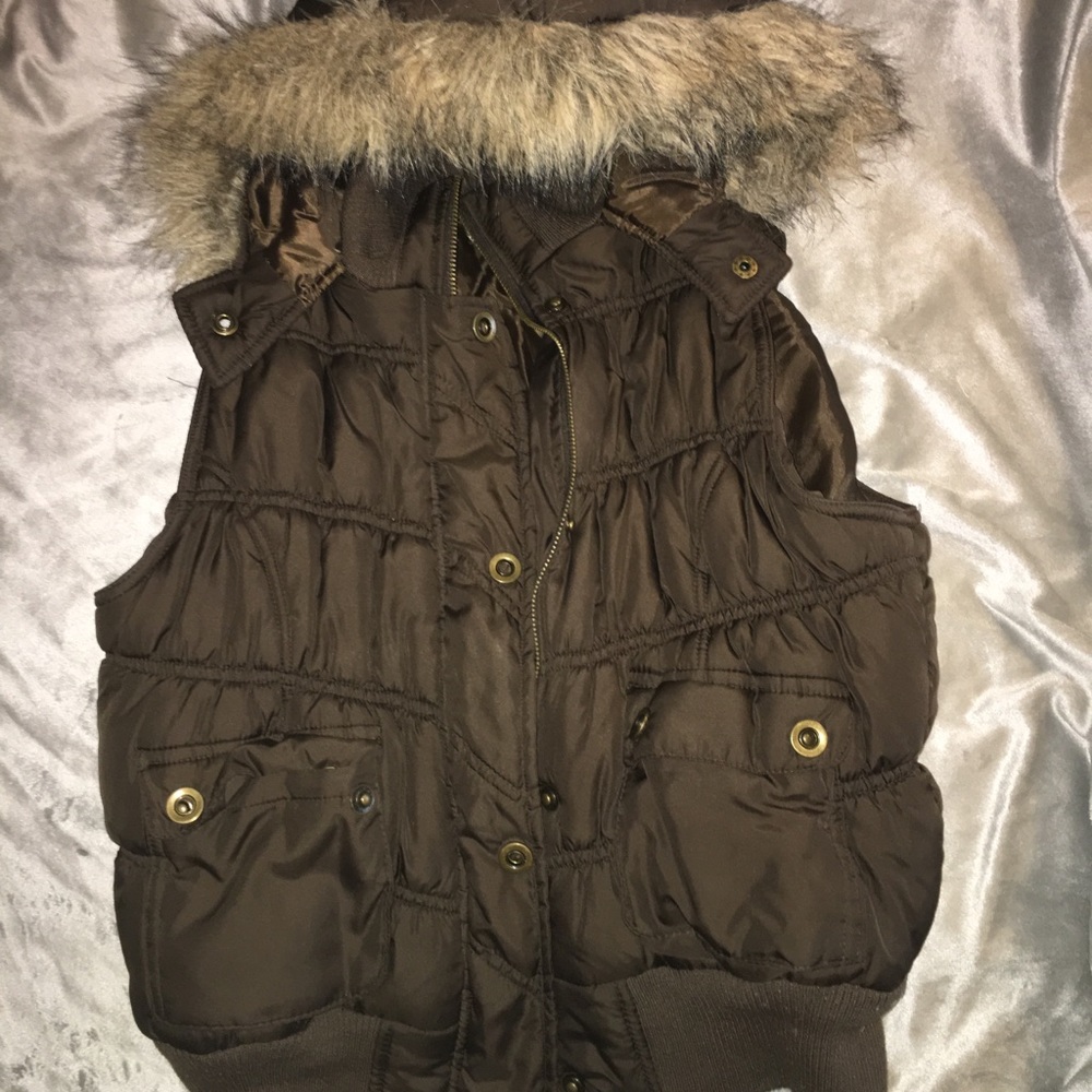 Brown vest